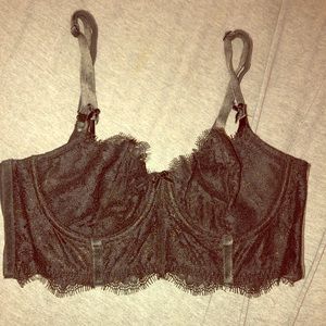 Black bralette VS